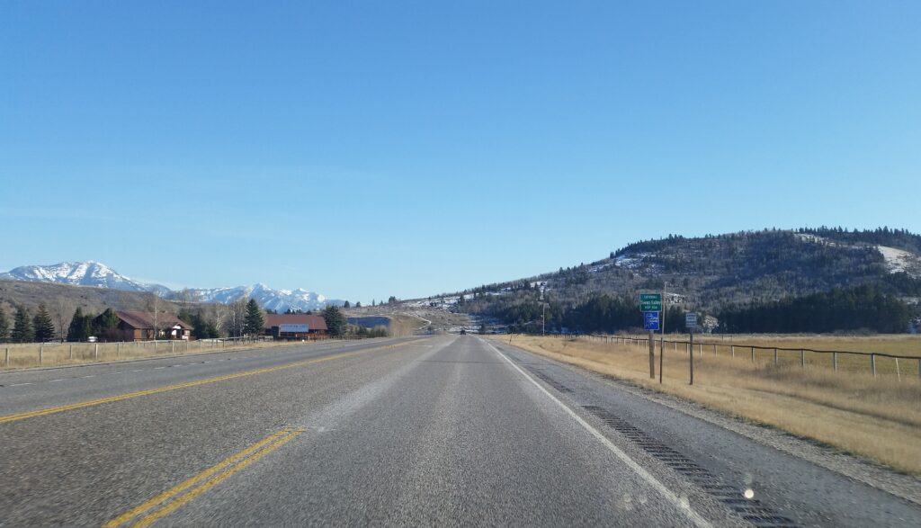 Teton scenic byway in the Swan Valley